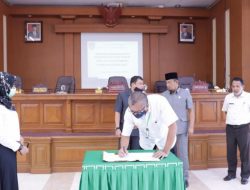 Rapat Paripurna Penandatanganan Nota Kesepakatan KUPA dan PPAS APBD Kota Payakumbuh TA 2020