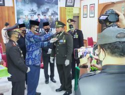 Meski Virtual, Peringatan HUT TNI di Makodim 0306/50 Kota Hikmad