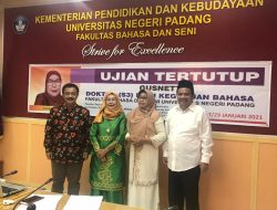FBS UNP Lahirkan Doktor Pertama Ilmu Keguruan Bahasa