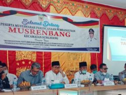 Kecamatan Sungayang Adakan Musrenbang