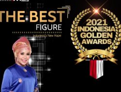 Rezka Oktoberia Raih Penghargaan ‘2021 Indonesia Golden Awards’