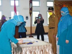 Ketua Sertijab TP PKK Kabupaten Limapuluhkota 2021 – 2024