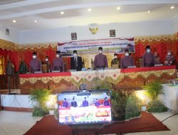 HUT DPRD KABUPATEN LIMAPULUH KOTAPERWUJUDAN LIMA PULUH KOTA YANG MADANI, BERADAT DAN BERBUDAYA DENGAN MEMATUHI PROTOKOL KESEHATAN