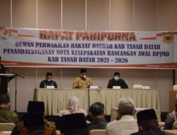 Ranwal RPJMD Tanah Datar Ditandatangani