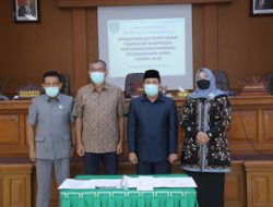 Rapat Paripurna Pengesahan Peraturan Daerah (Perda) APBD Kota Payakumbuh Tahun 2020