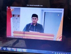 DPRD Tanah Datar Berikan Pandangan Umum Fraksi Terhadap LKPJ APBD th 2020