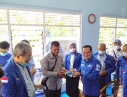 AHY Dan Sekjen Sampaikan Selamat HUT ke 20 Pada Kader Tanah Datar