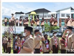 Rektor IAIN Batusangkar Lepas Peserta Perkemahan Nasional