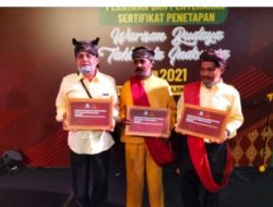 Tanah Datar Borong Tiga Penghargaan WBTBi Nasional