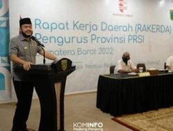 Hadiri Rakerda PRSI, Wako Fadly Amran: Profesionalitas Sangat Dibutuhkan
