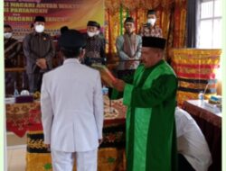 Bupati Tanah Datar Lantik Wali Nagari PAW Nagari Pariangan