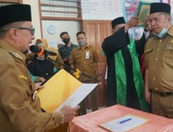 Bupati Tanah Datar Lantik PJ Wali Nagari Jaho Kec. X Koto