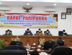 DPRD Gelar Paripurna Nota Penjelasan Bupati Tanah Datar terhadap LKPJ