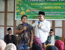 Bupati Eka Putra Kunjungi Madrasah Mu’alimin Muhammadiyah, Tanjung Bonai
