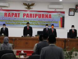 DPRD Tanah Datar Gelar Paripurna, Ini Beberapa Rekomendasi terhadap LKPJ th 2021