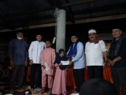 Tokoh Tokoh Tanah Datar Hadir di Nagari Taluak Berikan Donasi Anak Yatim