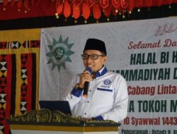 Bupati Eka Putra Hadiri Halal Bihalal Muhammadiyah Cabang Lintau Buo