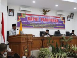 Paripurna DPRD Digelar, Bupati Tanah Datar Berikan Jawaban atas Pandangan Umum Fraksi