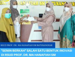 RSUD M.A Hanafiah Batusangkar Buat Inovasi Gerakan ‘Mari Berbagi’