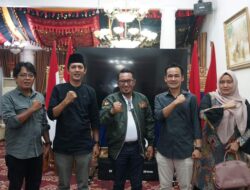 Komisioner KPU Tanah Datar Jalin Koordinasi dengan Bupati Eka Putra