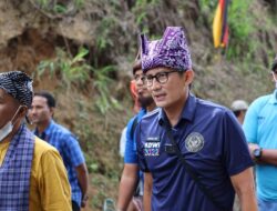Menteri Pariwisata dan Ekonomi Kreatif Sandiaga Uno Kunjungi Pariangan