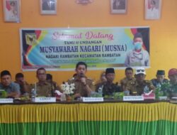 Anggota DPRD Ikut Hadiri Musnag Rambatan dan Berikan Pandangan untuk Pembangunan