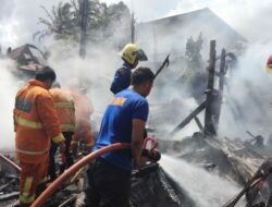 Kebakaran di Simabur, Dua Unit Rumah Jadi Abu