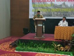 Wabup Richi Aprian Buka Acara Rapat Forum Lalu Lintas di Hotel Emersia Batusangkar