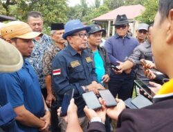 Akhirnya Tapal Batas Tanah Datar dengan Solok Diukur Ulang