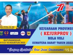 PBVSI Sumbar Gelar Kejuaraan Bola Voli Tingkat Sumbar di Tanah Datar