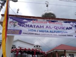 Acara Khatam Al-Qur’an MDTA Al-Furqon Simpuruik Berjalan Meriah