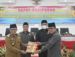 DPRD Tanah Datar Gelar Paripurna tentang Nota Penjelasan Tiga Ranperda