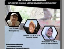 Komunitas ‘SURI’ Adakan Semiloka Nasional tentang Motif Kain Khas Minangkabau