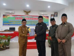 DPRD Tanah Datar Gelar Paripurna Penyampaian Nota Penjelasan Bupati terhadap Ranperda
