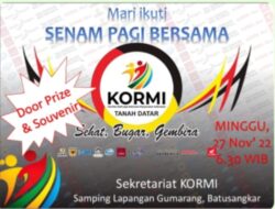 Pelantikan Pengurus KORMI Tanah Datar: Ragam olahraga Tradisional akan Diperkenalkan