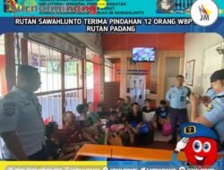 12 Orang WBP Rutan Padang Dipindahkan ke Rutan Kelas IIB Sawahlunto