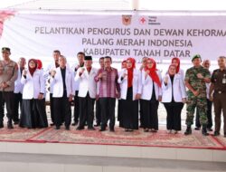 Pengurus PMI Tanah Datar Dilantik dan Dikukuhkan, Ini Pesan Bupati