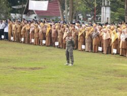 Bupati Tanah Datar Pimpin Apel Gabungan di Awal th 2023