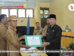 Wako Sawahlunto Serahkan DPA SKPD TA 2023 ke OPD: Hilangkan Ego Sektoral