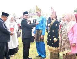 Bupati Tanah Datar Pimpin Upacara HAB Kemenag ke 77