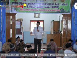 Walikota Sawahlunto Deri Asta Hadiri Baralek Surau: Kegiatan Ini Harus Kita Pertahankan