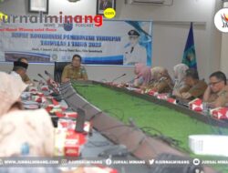 Walikota Sawahlunto Deri Asta Pimpin Rakor