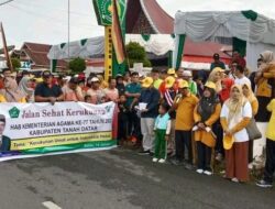 Kemenag Tanah Datar Gelar Jalan Sehat Kerukunan, Hadiah Senilai 70 Juta Rupiah