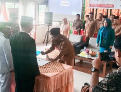 Camat Padang Ganting Diserahterimakan, Ini Pesan Tegas Bupati