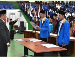 Rektor UIN Batusangkar Lantik Pengurus Organisasi Kemahasiswaan, Ini Pesan Pesanya
