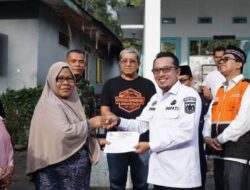 BAZNAS Tanah Datar Bantu Korban Kebakaran, Bupati Sampaikan Belasungkawa Pada Korban