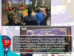 Kepala Rutan Sawahlunto Gelar Ngopi Basamo Media Gathering