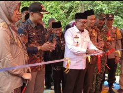 Bupati Tanah Datar Resmikan Jalan Aspal Senilai 5,1 Milyar di Lintau