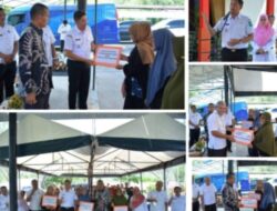 Sebanyak 44 Unit ATBM Diserahkan Pemkot Sawahlunto ke Pengrajin Tenun