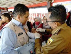 Crash Program Polio Di Nagari Balai Tangah Dimulai, Bupati Turut Hadir